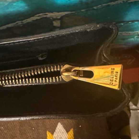 Celine Macadam Three Line Leather Tote Bag MC 96 - Picture 3 of 14